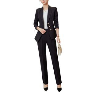 Bossy Chic Womens  2Pc Blazer & Pant Set